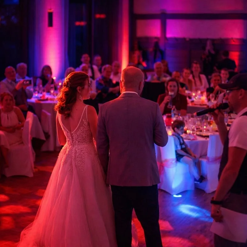 Live-Musik bei einer Hochzeit