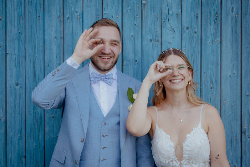Gianny & Sarah, echtes Hochzeitspaar