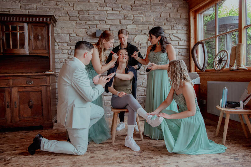 Jens & Nici, echtes Hochzeitspaar