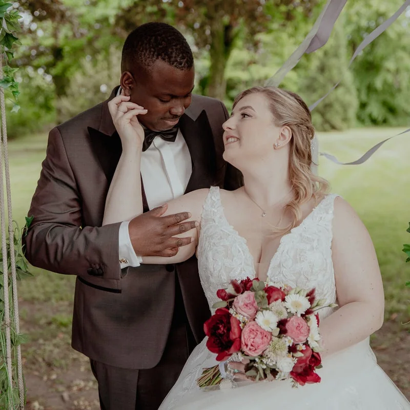 Afrikanische hochzeit muenchen brautpaarshooting