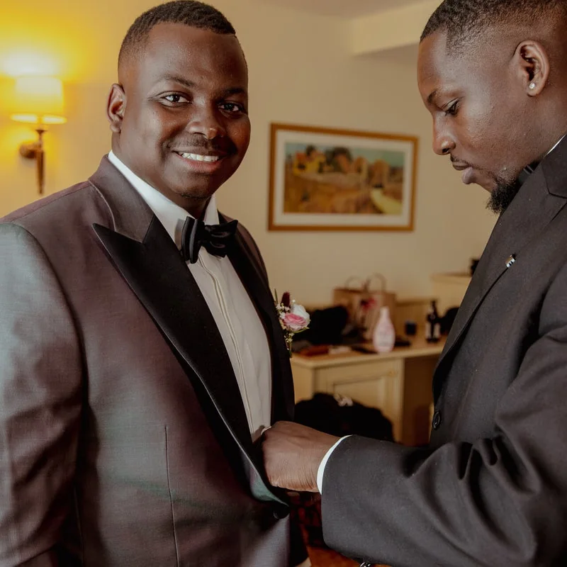 Afrikanische hochzeit muenchen getting ready
