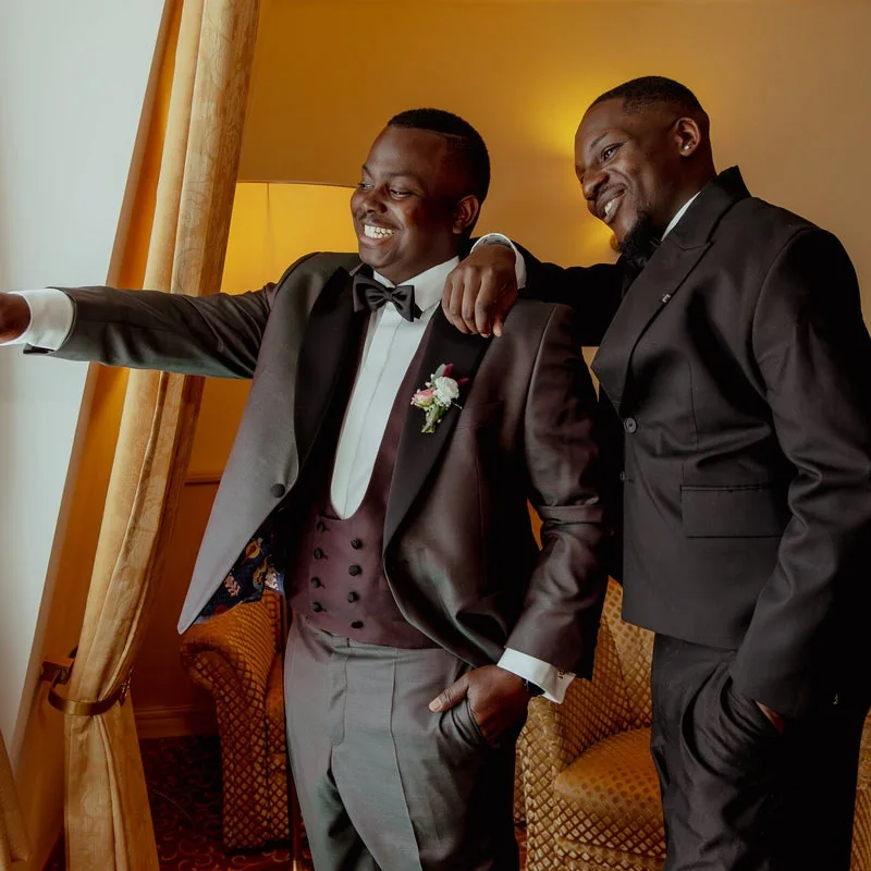 Afrikanische hochzeit muenchen getting ready